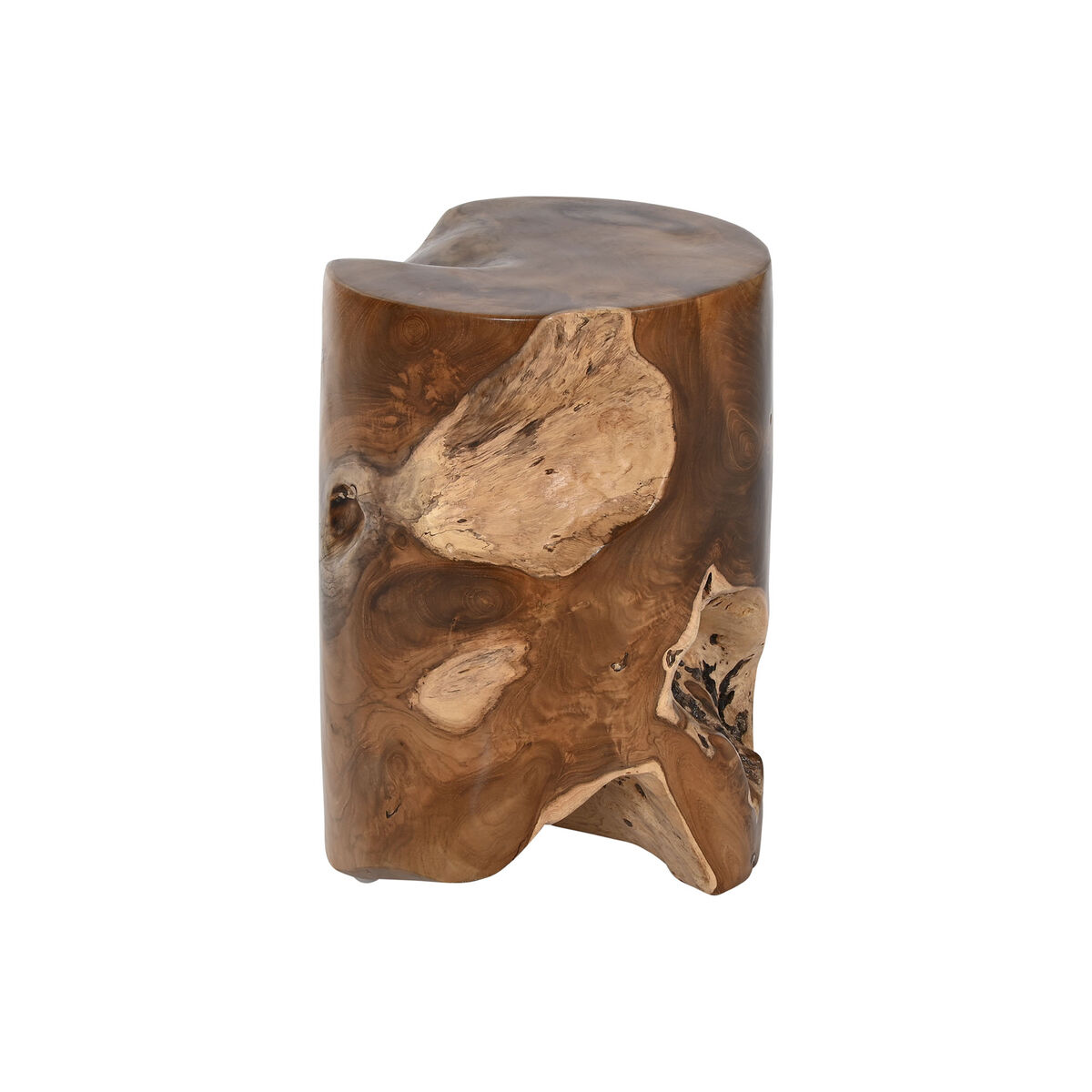 Tavolo aggiuntivo Home ESPRIT Naturale Teca 30 x 30 x 45 cm 2 S3055780_0