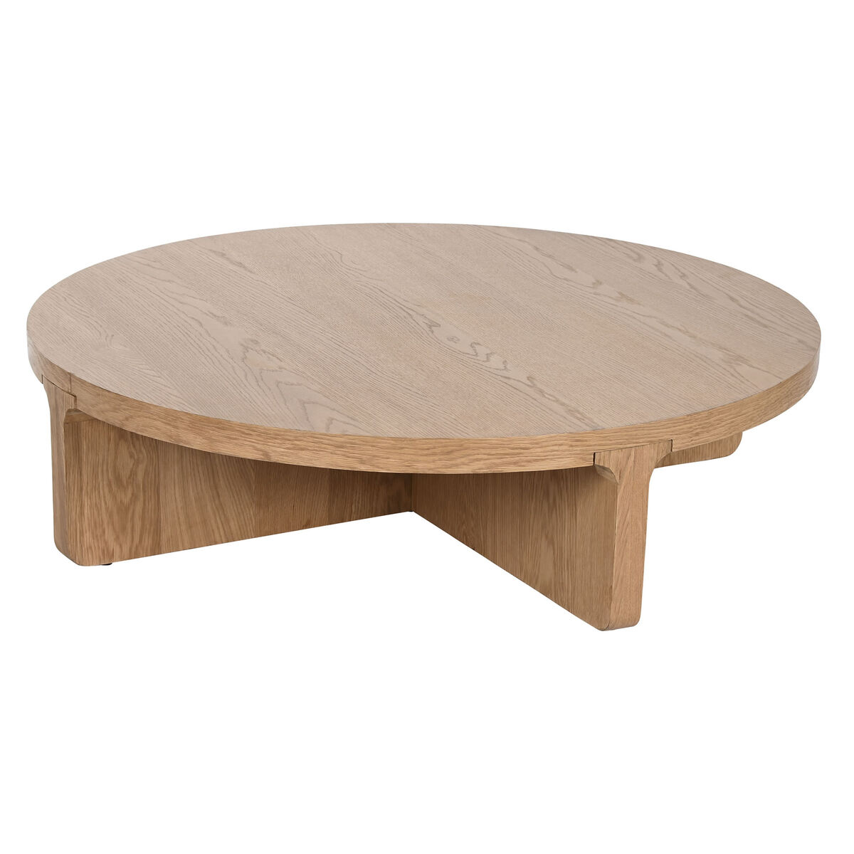 Tavolino da Caffè Home ESPRIT Naturale legno di rovere 121 x 121 x 32 cm 3 S3056651_1