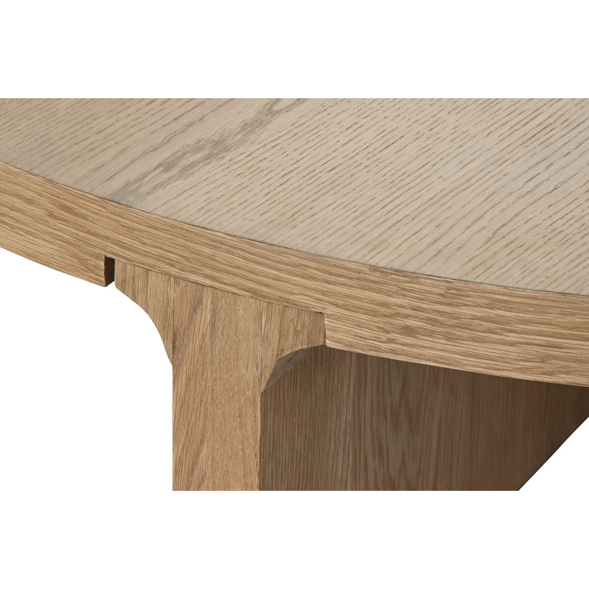 Tavolino da Caffè Home ESPRIT Naturale legno di rovere 121 x 121 x 32 cm 5 S3056651_3