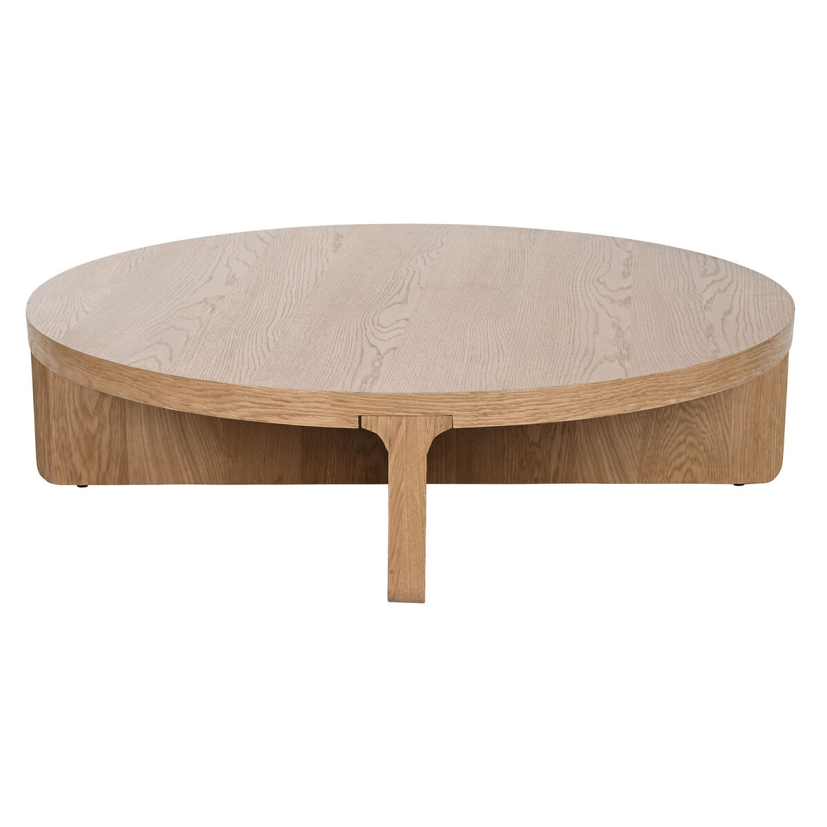 Tavolino da Caffè Home ESPRIT Naturale legno di rovere 121 x 121 x 32 cm 2 S3056651_0
