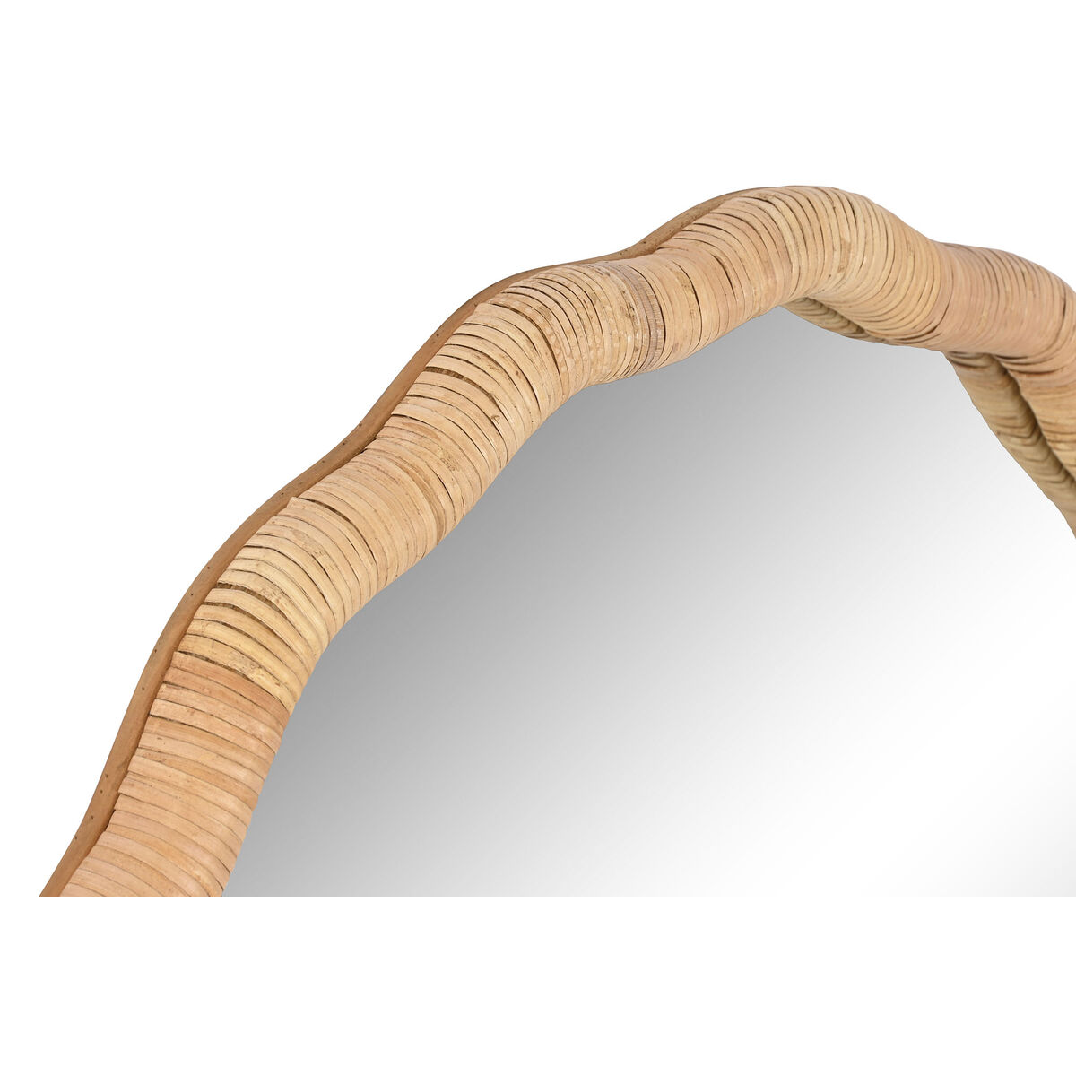 Specchio da parete Home ESPRIT Naturale Scandi 80 x 4,5 x 80 cm 3 S3056103_1