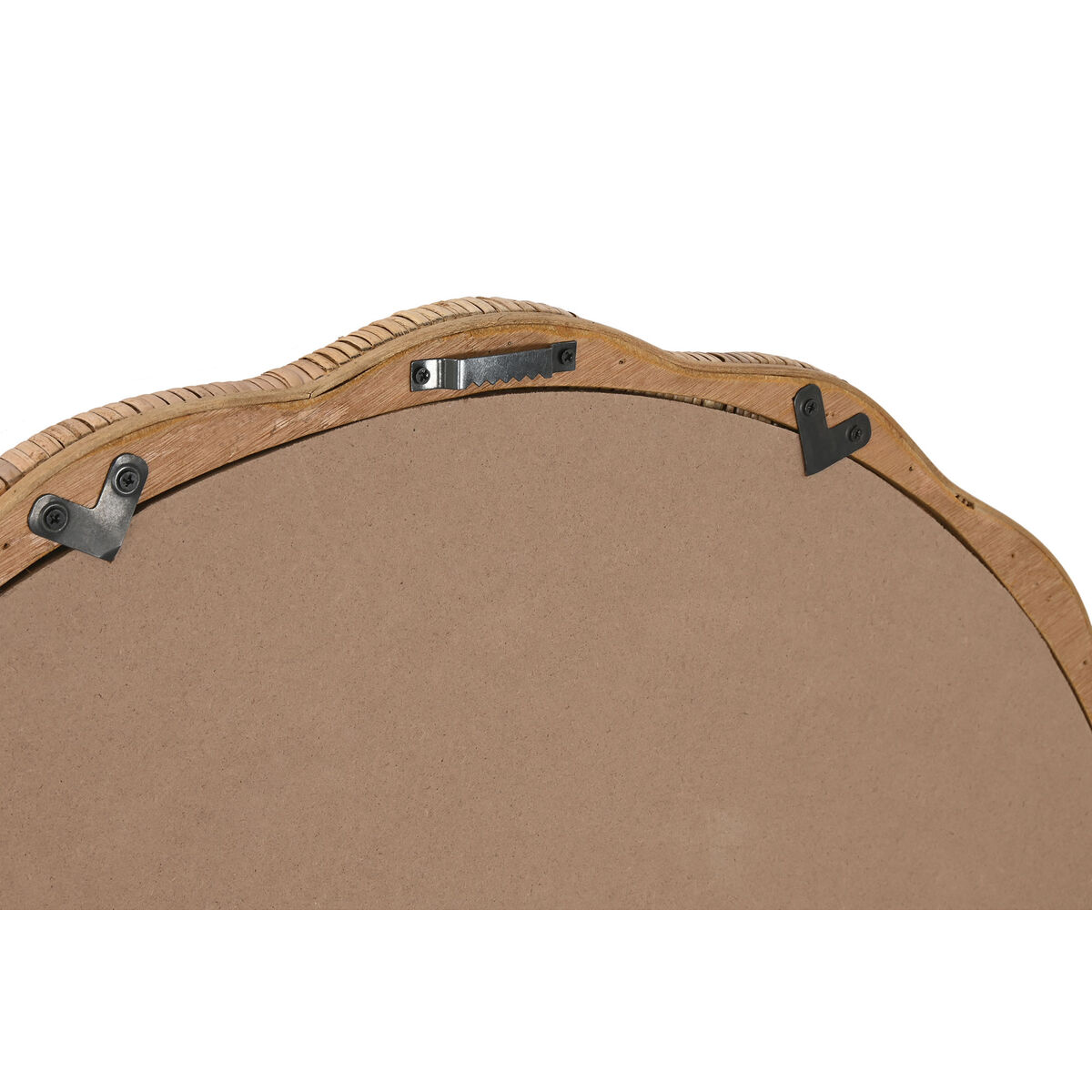 Specchio da parete Home ESPRIT Naturale Scandi 80 x 4,5 x 80 cm 4 S3056103_2