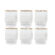 Set di Bicchieri Home ESPRIT Trasparente Dorato Cristallo 320 ml (6 Unità) 1 S3057103_0