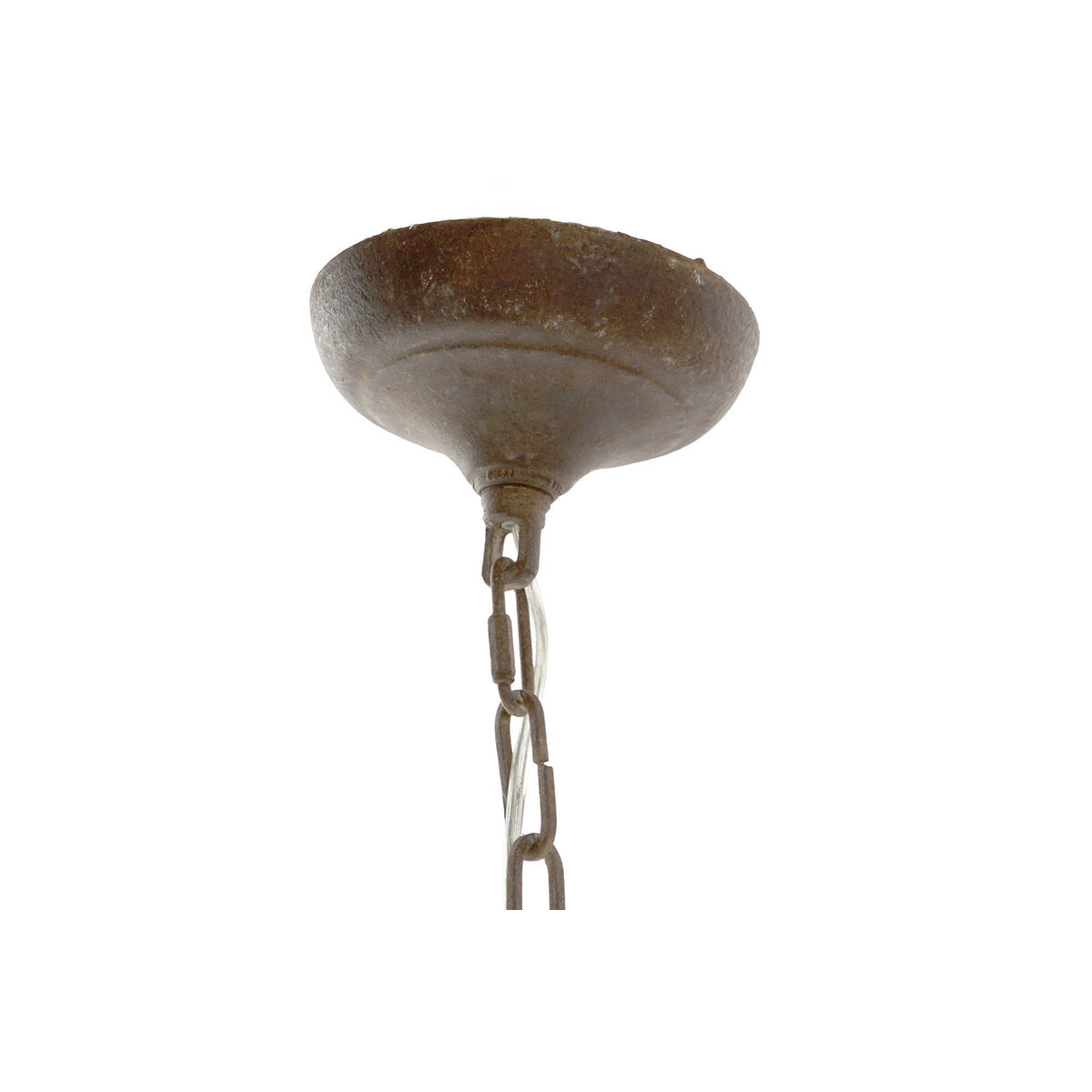 Lampadario Home ESPRIT Bianco Bronce Ferro Abete 40 W 63 x 63 x 74 cm 7 S3056227_5