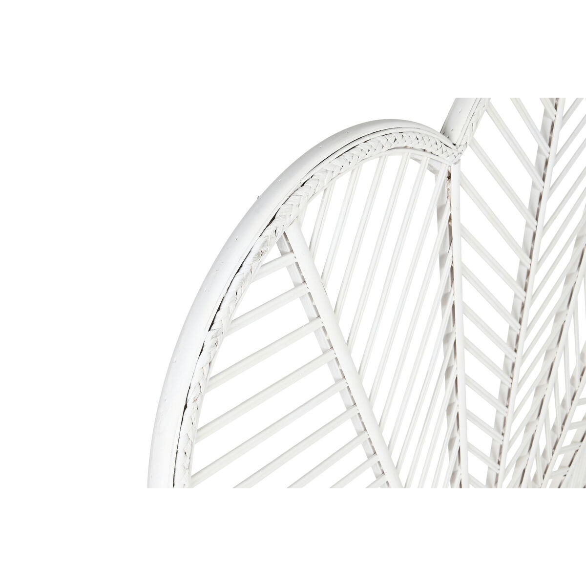 Testiera del Letto Home ESPRIT Bianco Bambù Rattan 160 x 2,5 x 81 cm 5 S3057750_3