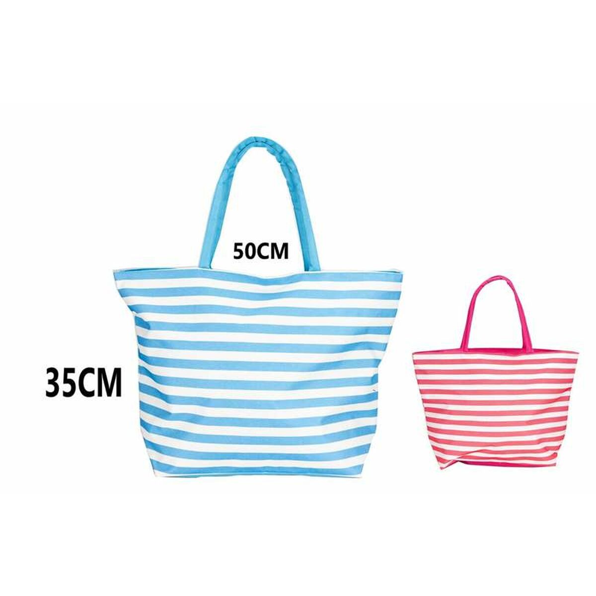 Borsa da Mare Bismark Azzurro Rosa Oxford 50 x 16 x 35 cm 4 S2434994_2