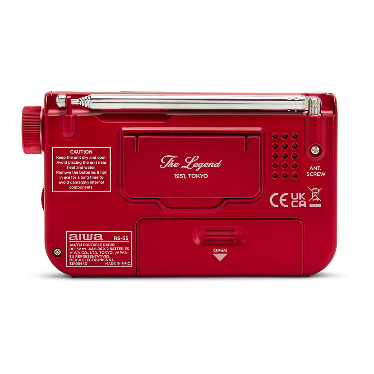 Radio Portatile Aiwa AM/FM Rosso 10 S6503838_8