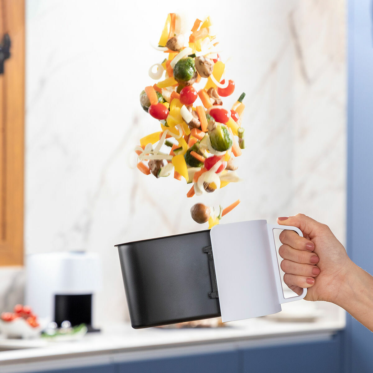 Friggitrice ad Aria InnovaGoods Bianco 1200 W 2 L (Ricondizionati A) 11 V0702796_9