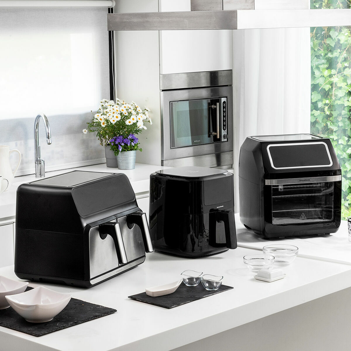 Friggitrice ad Aria InnovaGoods Nero 1800 W 12 L Acciaio inossidabile (Ricondizionati B) 15 V0704415_13