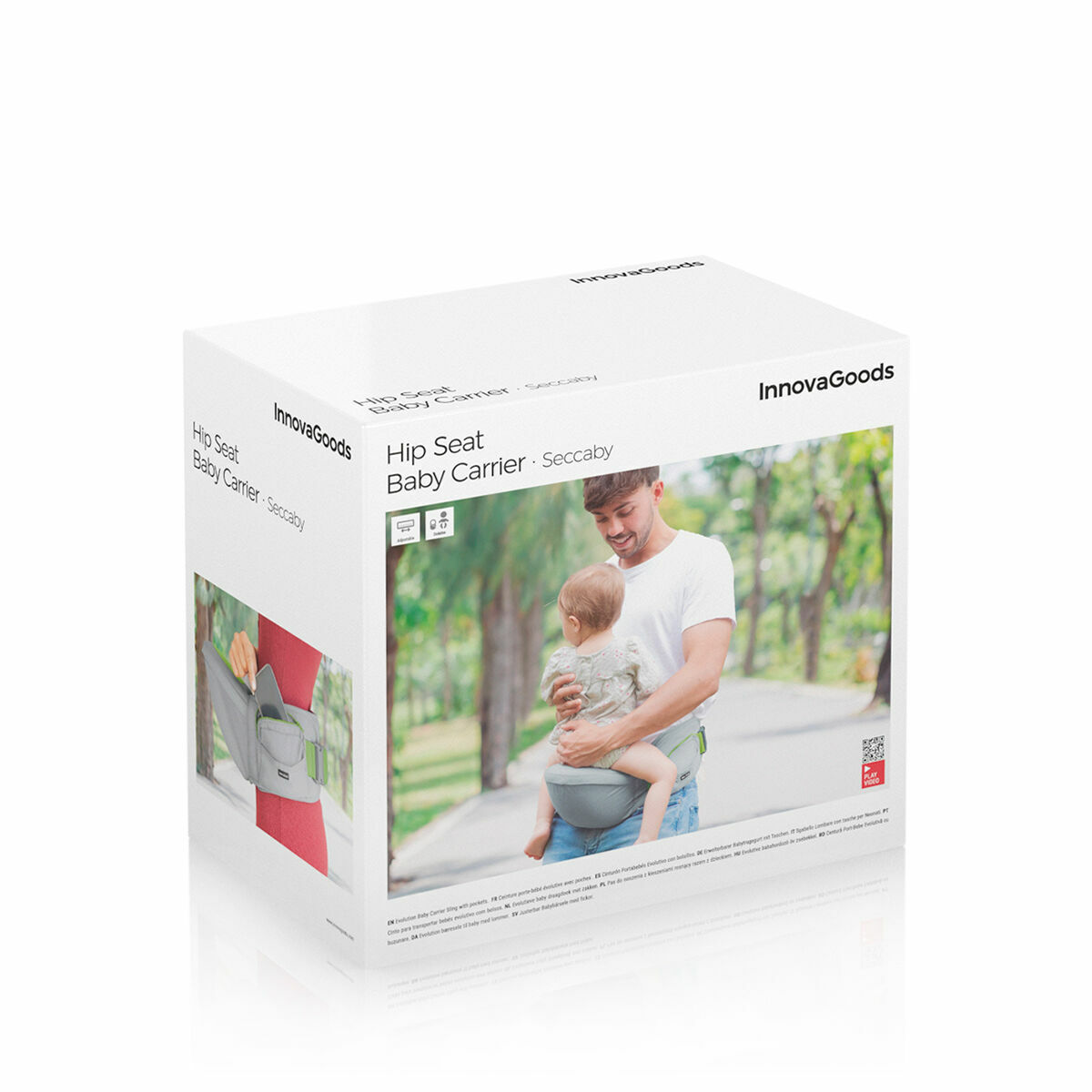 Cintura Portabebè Evolutiva con Tasche Seccaby InnovaGoods (Ricondizionati A) 14 V0705999_12