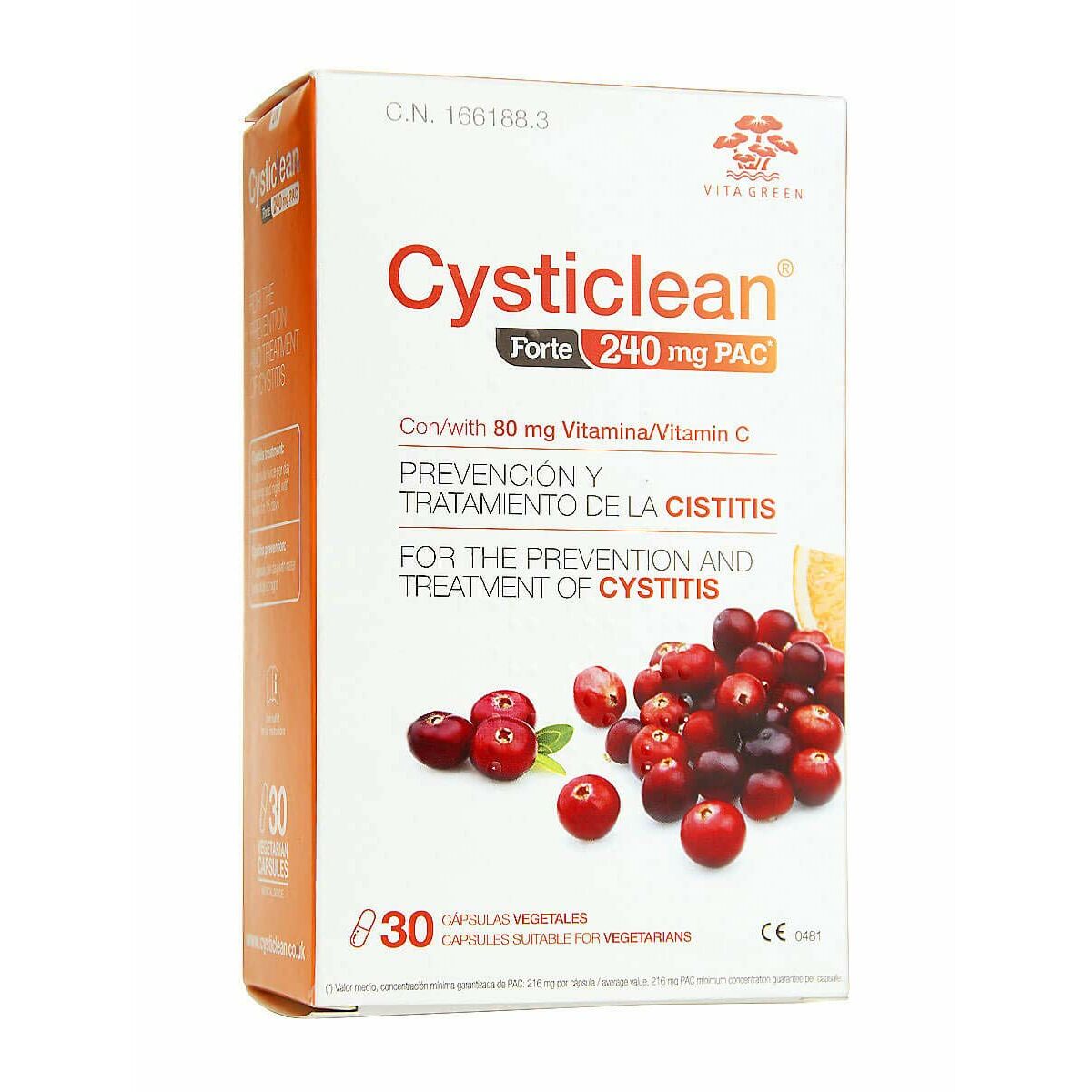 Integratore digestivo CYSTICLEAN Forte 30 Unità 2 S05123155_0