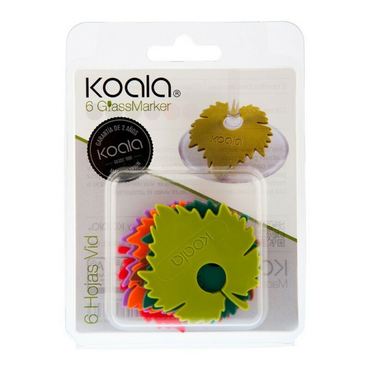 Identificatore per Calici Koala Koala_66260000 (6 pcs) Plastica 6 Pezzi 5,5 cm 4 S2700267_2
