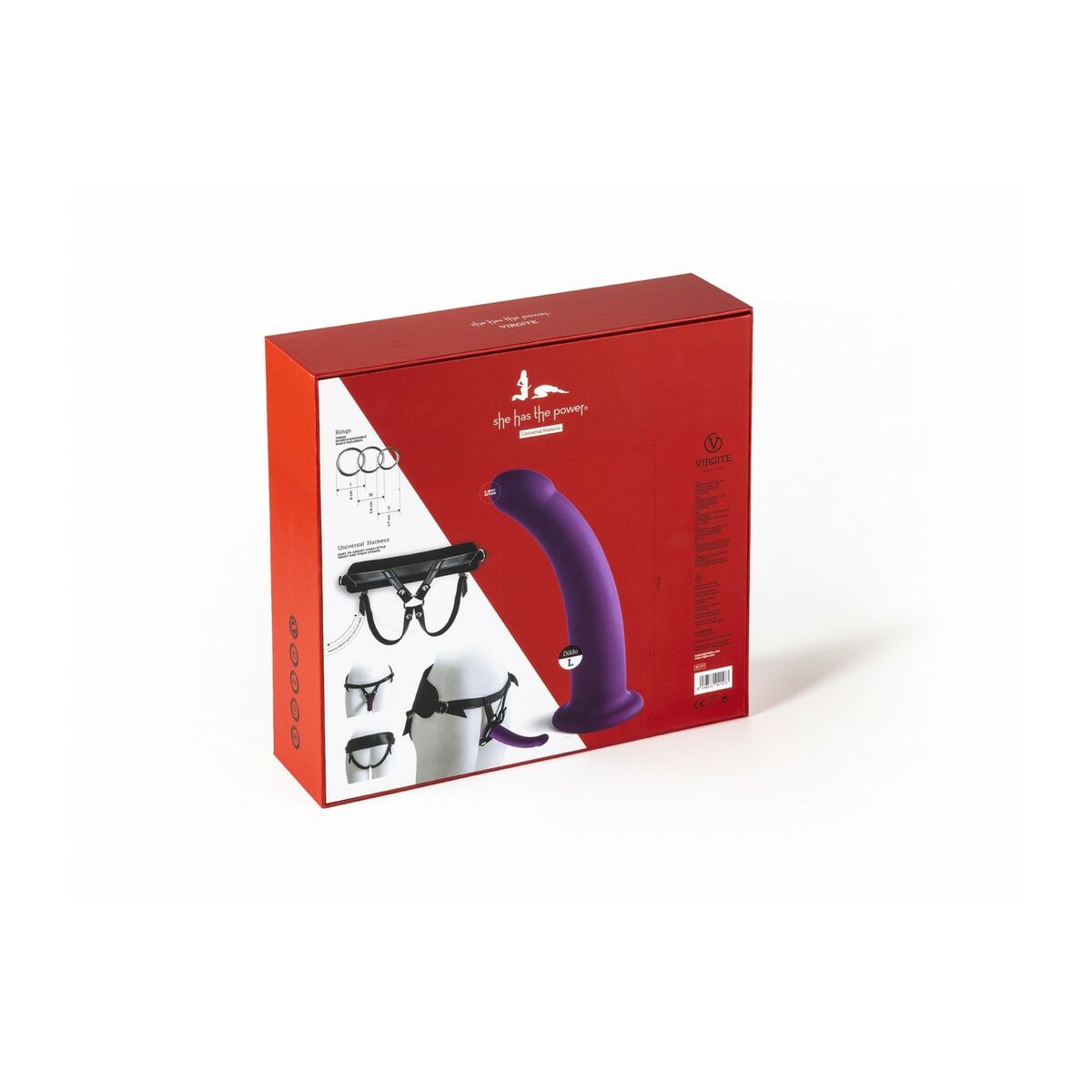 Dildo Indossabile Virgite Viola L 10 S9407463_8