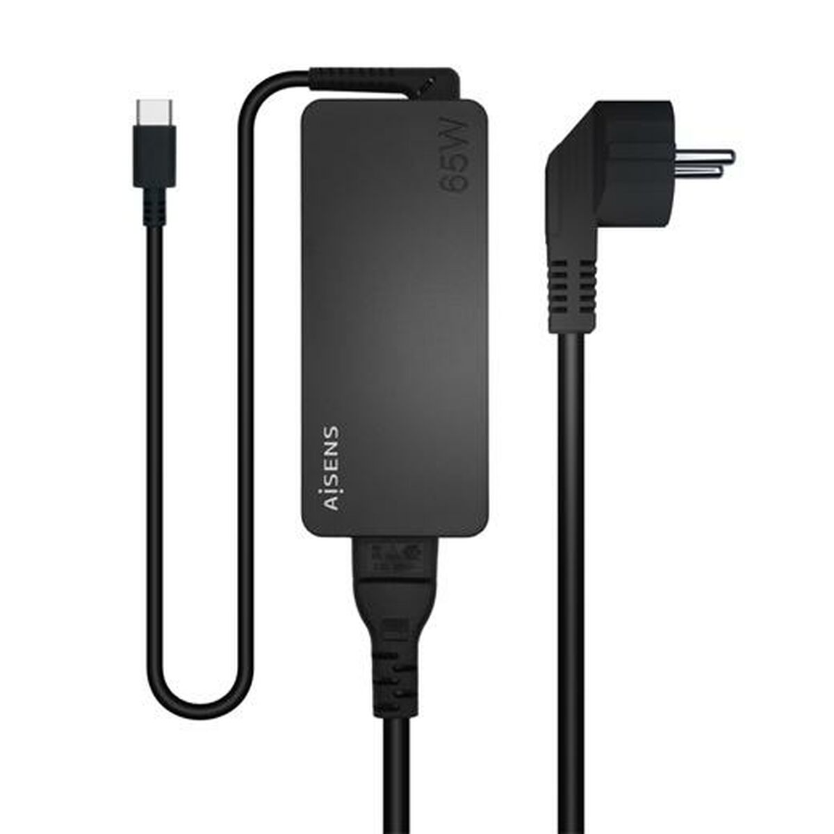 Caricabatterie da Parete Aisens Cargador 65W PD3.0 1XUSB-C 1.8M, Negro Nero 65 W 2 S8427730_0