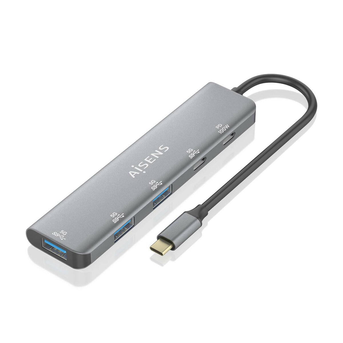 Hub USB Aisens A109-0857 Grigio Multicolore (1 Unità) 3 M0501072_1