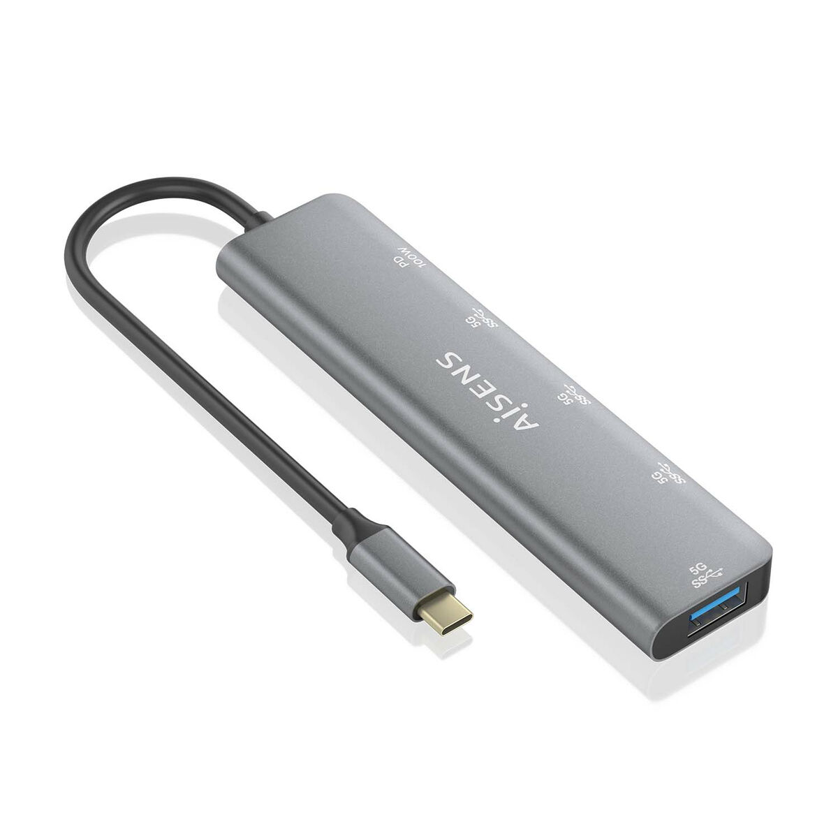 Hub USB Aisens A109-0857 Grigio Multicolore (1 Unità) 2 M0501072_0