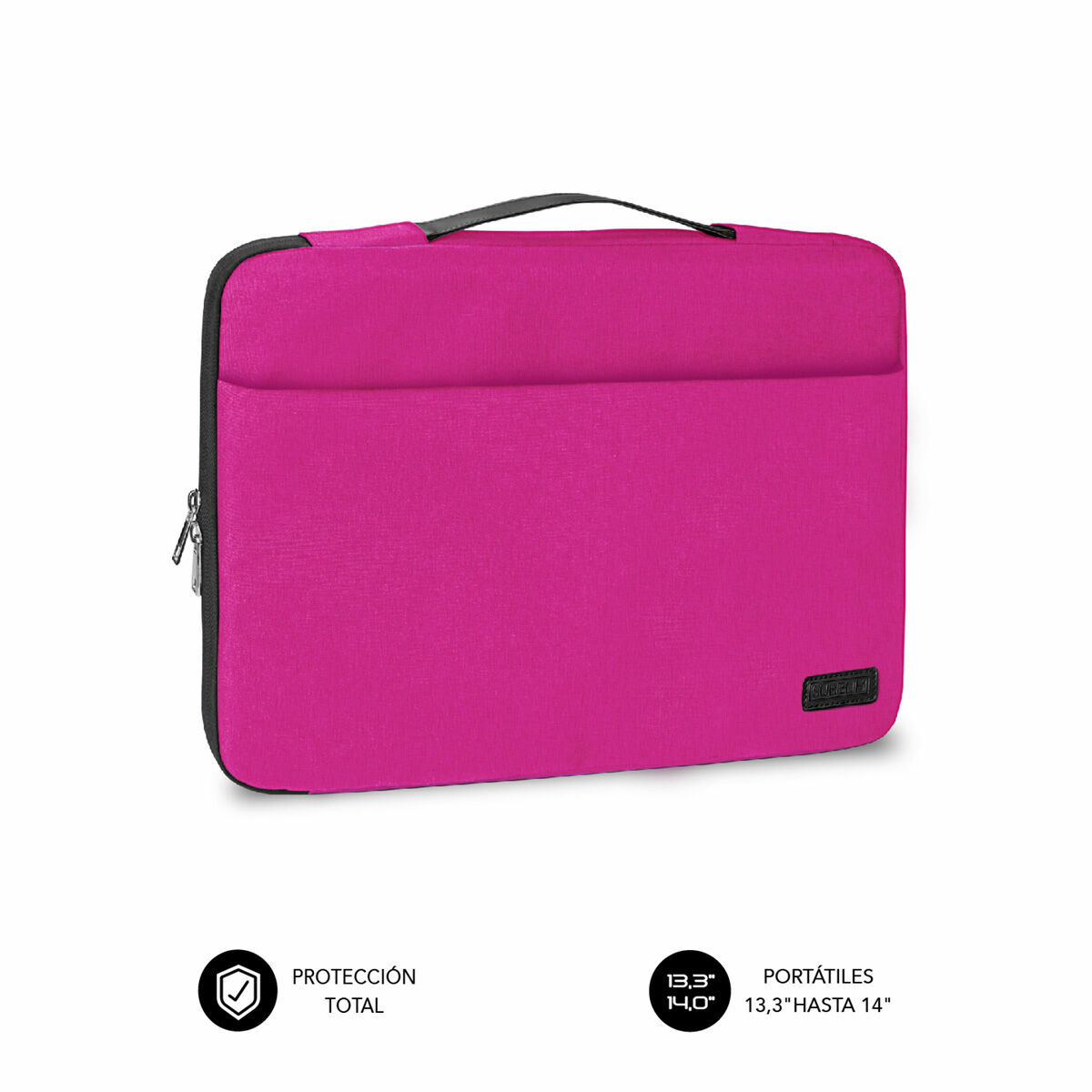 Valigetta per Portatile Subblim Funda Ordenador Elegant Laptop Sleeve 13,3-14" Pink 2 S5622228_0