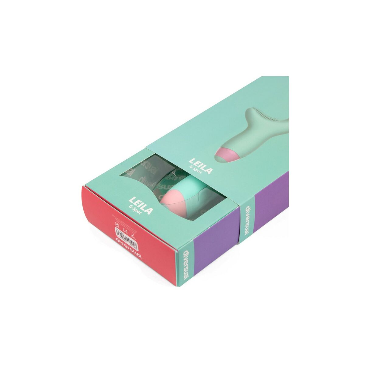 Vibratore Doppia Stimolazione Diversual Verde Chiaro 7 M0406252_5