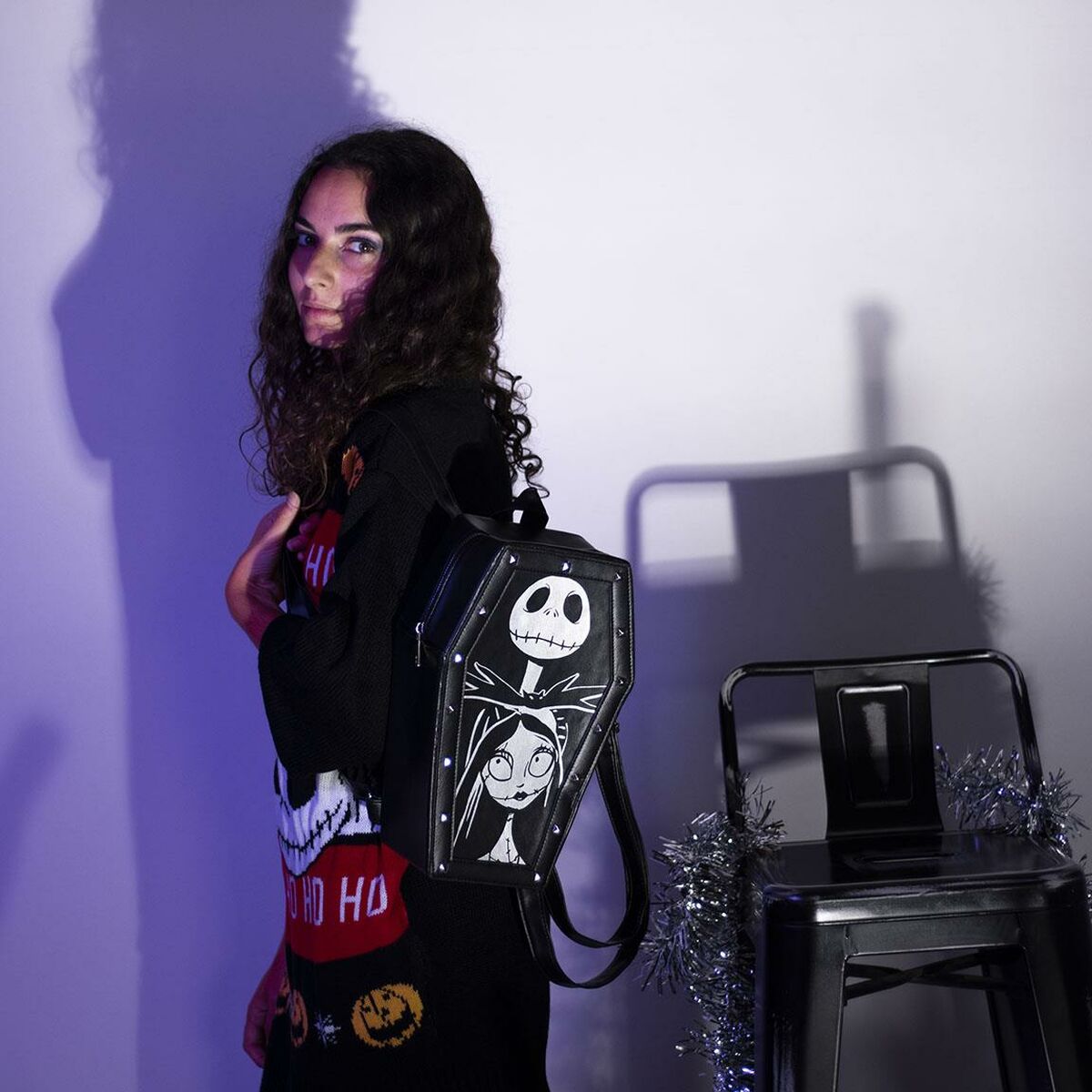 Zaino The Nightmare Before Christmas Nero 19 x 31 x 10,5 cm 4 S0738396_2