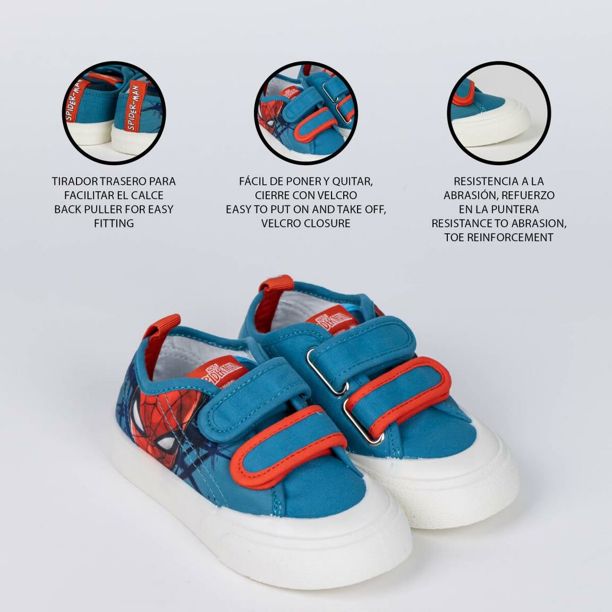 Scarpe Sportive per Bambini Spider-Man Azzurro 8 S0740022_6
