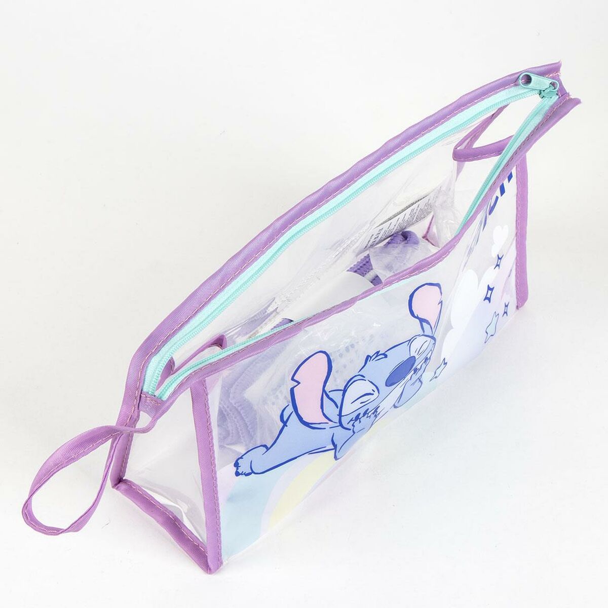 Necessaire con Accessori Stitch Lilla 23 x 15 x 8 cm 5 S0743254_3