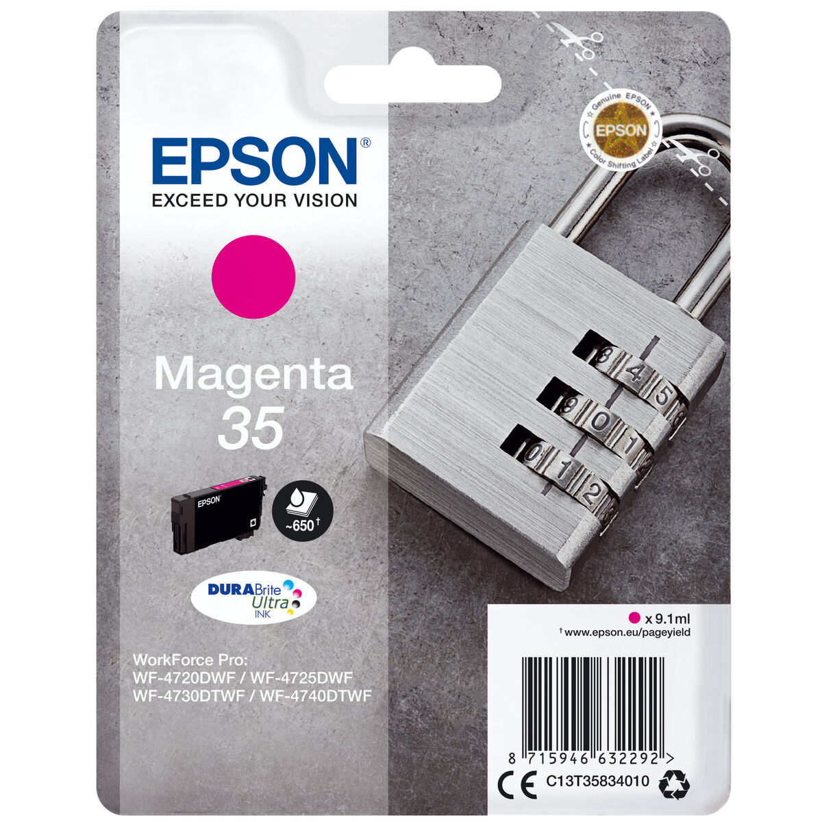 Cartuccia ad Inchiostro Originale Epson C13T35834010 (16,1 ml) Magenta 2 M0506178_0