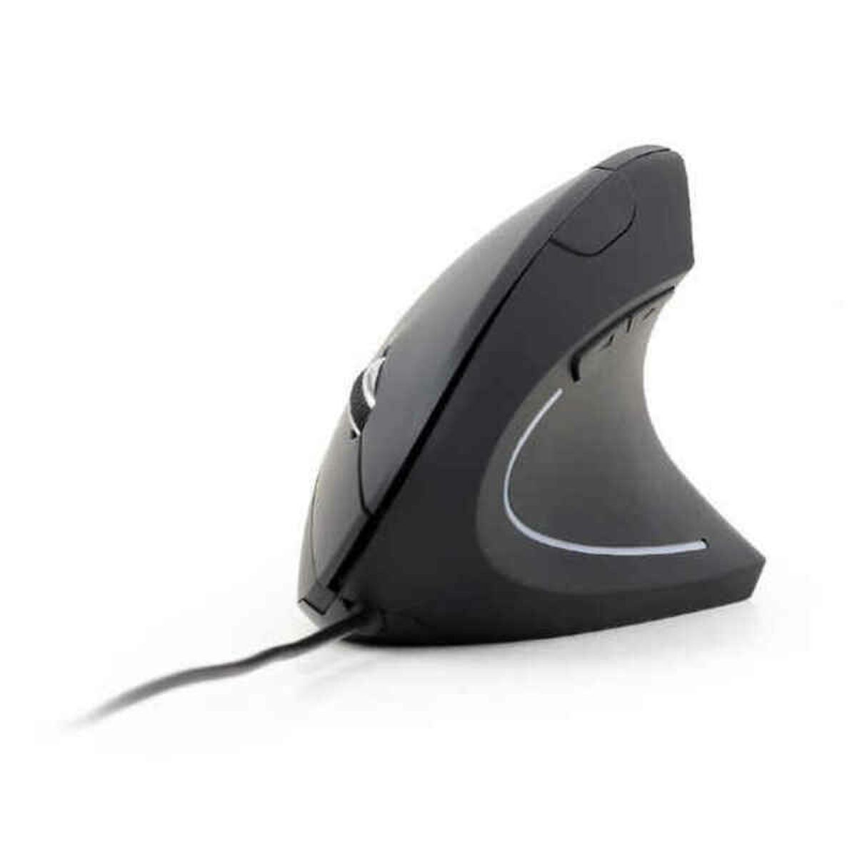 Mouse con Cavo e Sensore Ottico GEMBIRD MUS-ERGO-01 3200 DPI Nero 2 S5602258_0