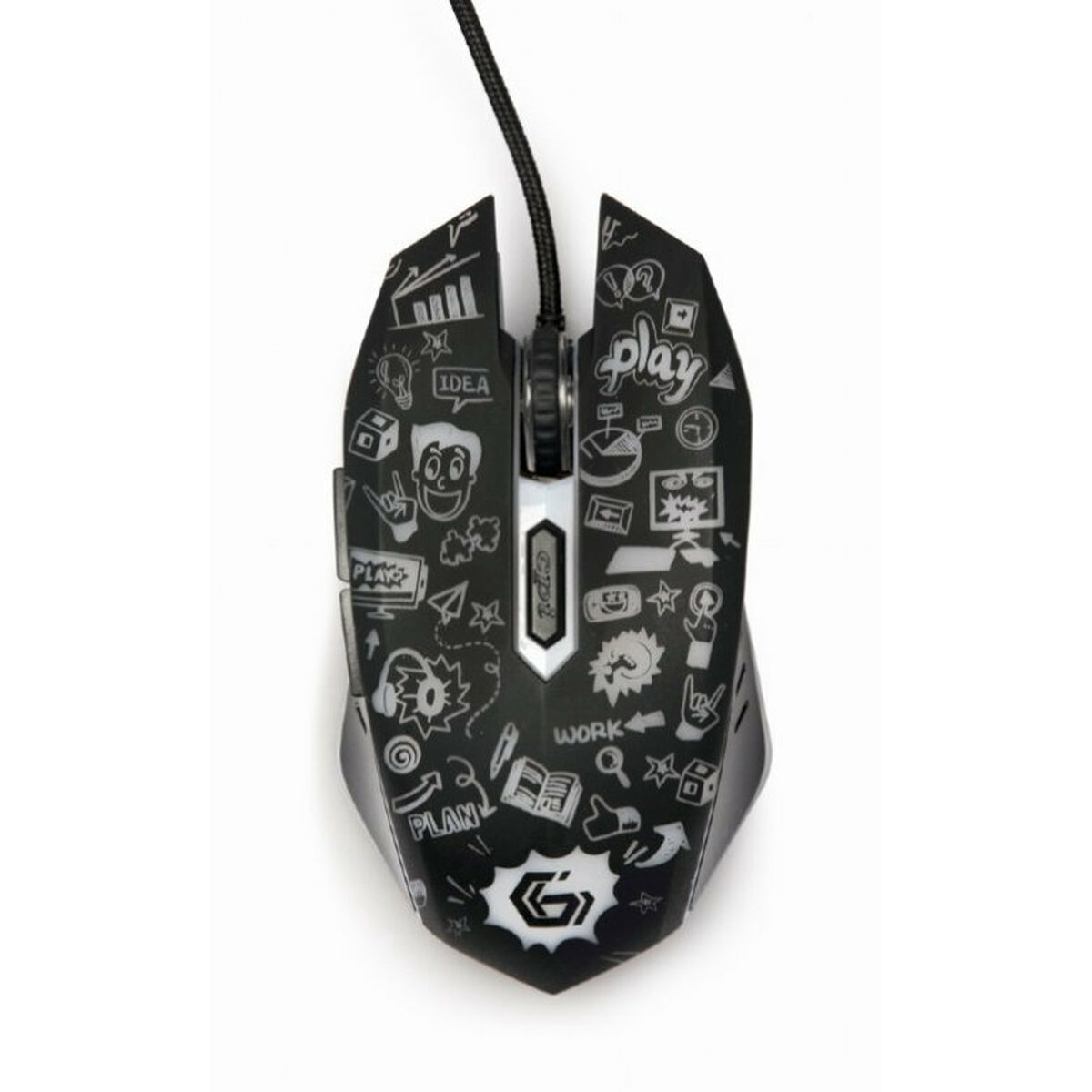Mouse con Cavo e Sensore Ottico GEMBIRD MUS-6B-GRAFIX-01 3600 DPI 2 S5615482_0