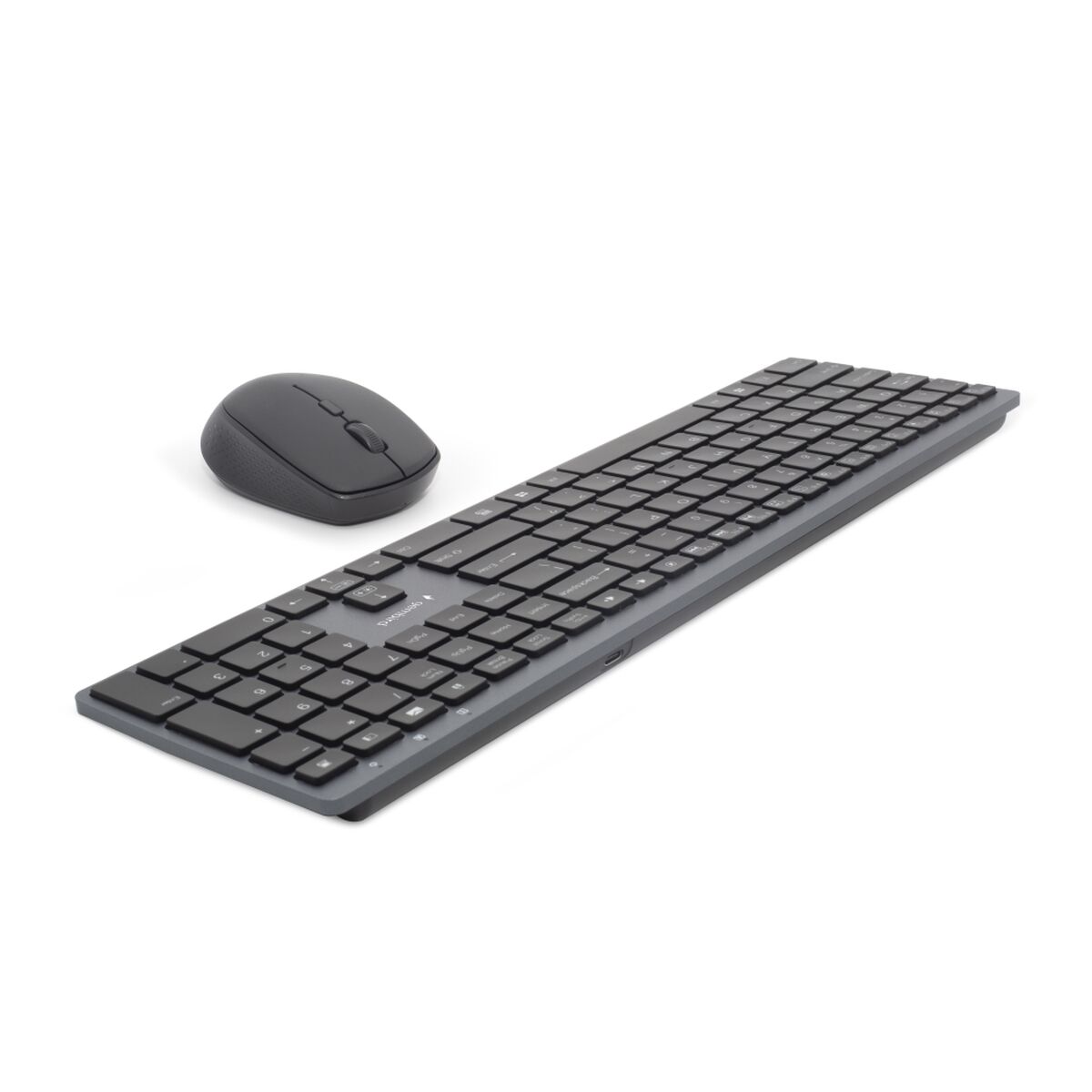 Tastiera e Mouse Wireless GEMBIRD KBS-ECLIPSE-M500-PT Grigio 2 S5616529_0