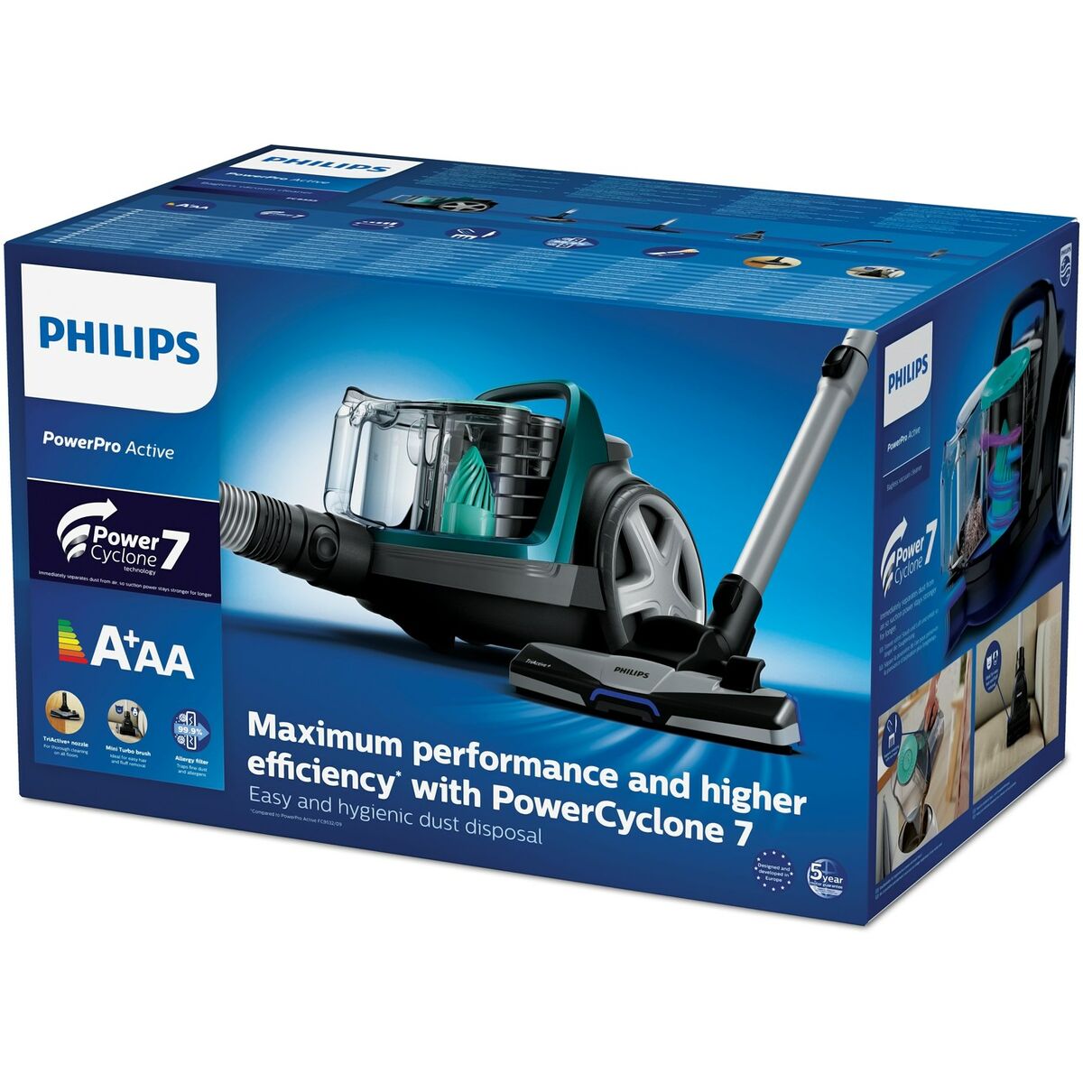 Aspirapolvere senza Sacchetto Philips FC9555/09 Verde 900 W 3 S91103874_1