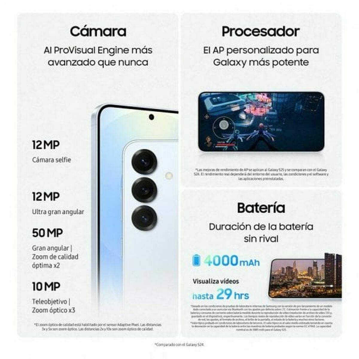 Smartphone Samsung Galaxy S25 AI 6,2" Qualcomm Snapdragon 8 Elite 12 GB RAM 128 GB 6 S71013777_4