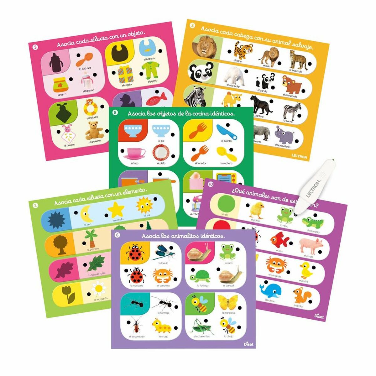 Gioco Educativo Diset Aprendo Con Imágenes ES 4 S2417046_2