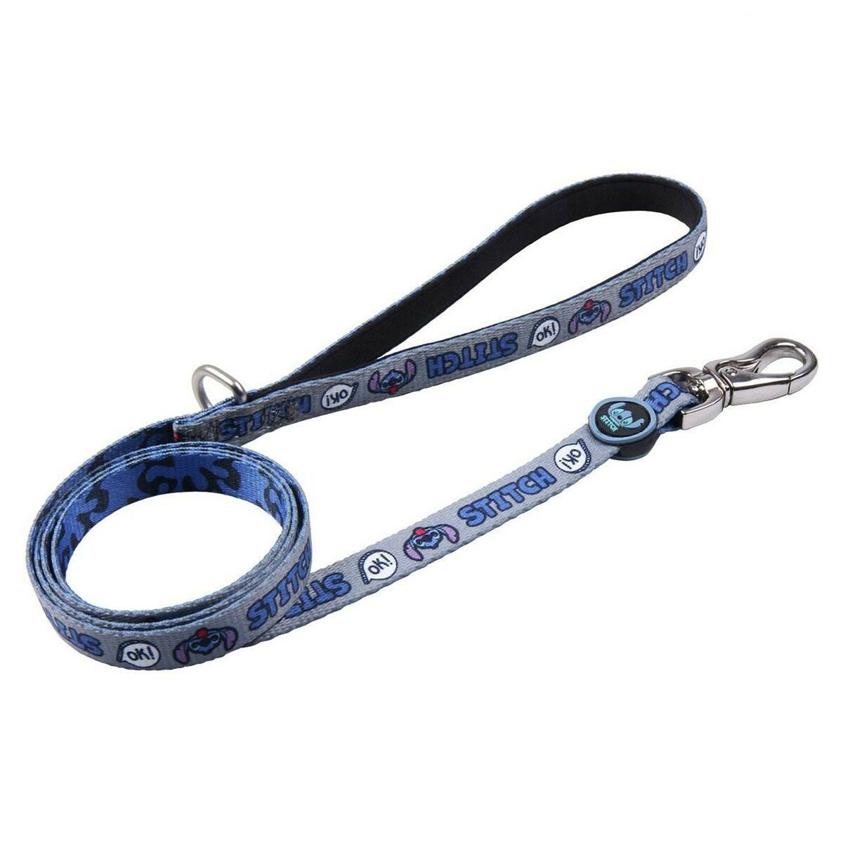 Guinzaglio per Cani Stitch Grigio Azzurro M 2 S0737595_0