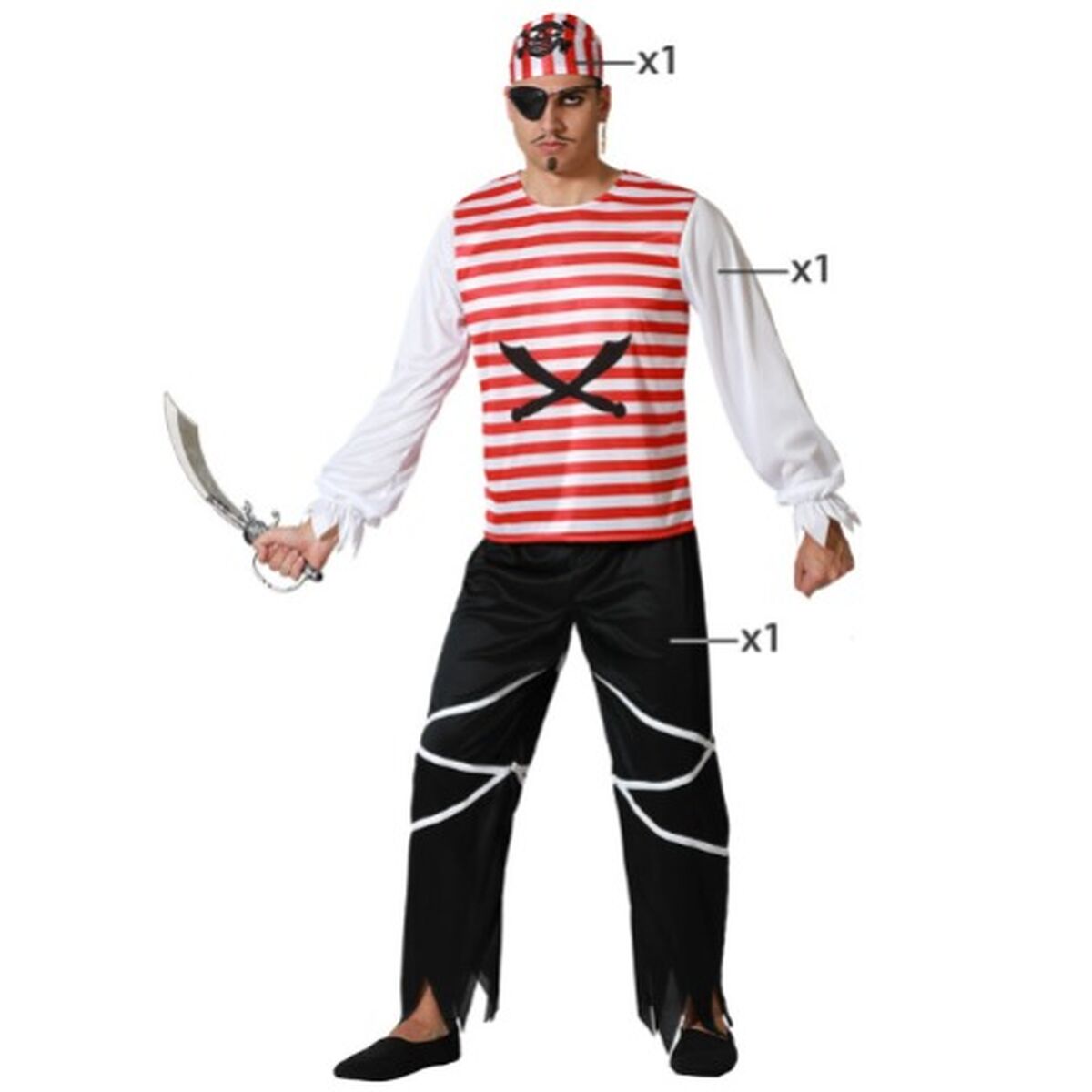 Costume per Adulti Pirata 2 S1135030_0