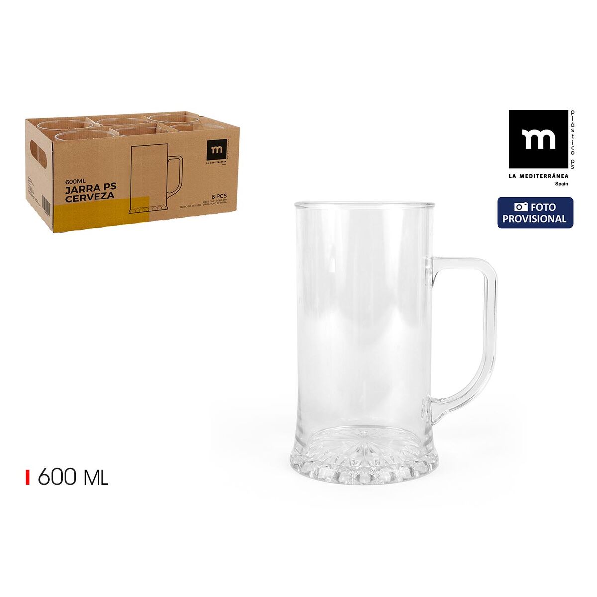 Boccale di Birra La Mediterránea (24 Unità) 3 S2234370_1