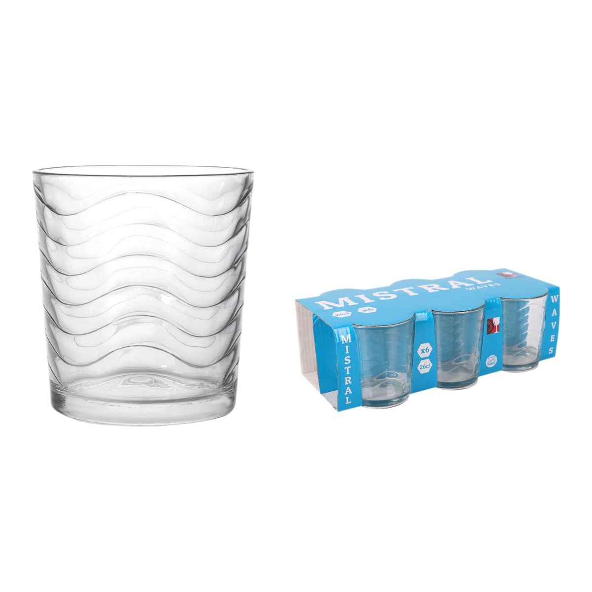 Set di Bicchieri La Mediterránea Mistral waves 6 Pezzi (12 Unità) 3 S2235767_1