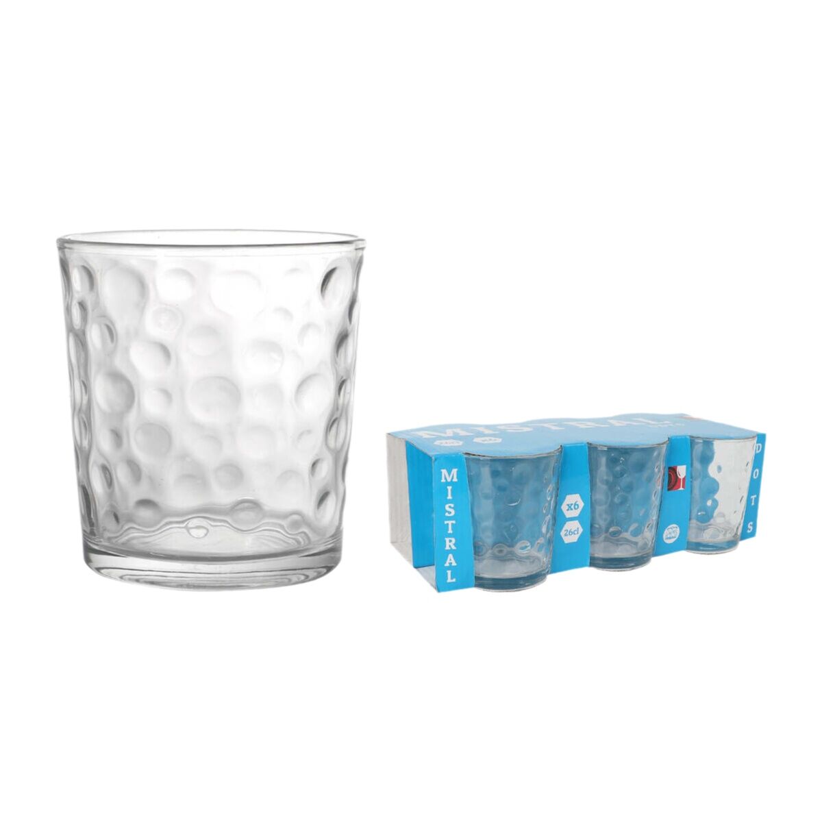 Set di Bicchieri La Mediterránea Mistral dots 6 Pezzi (12 Unità) 3 S2235771_1