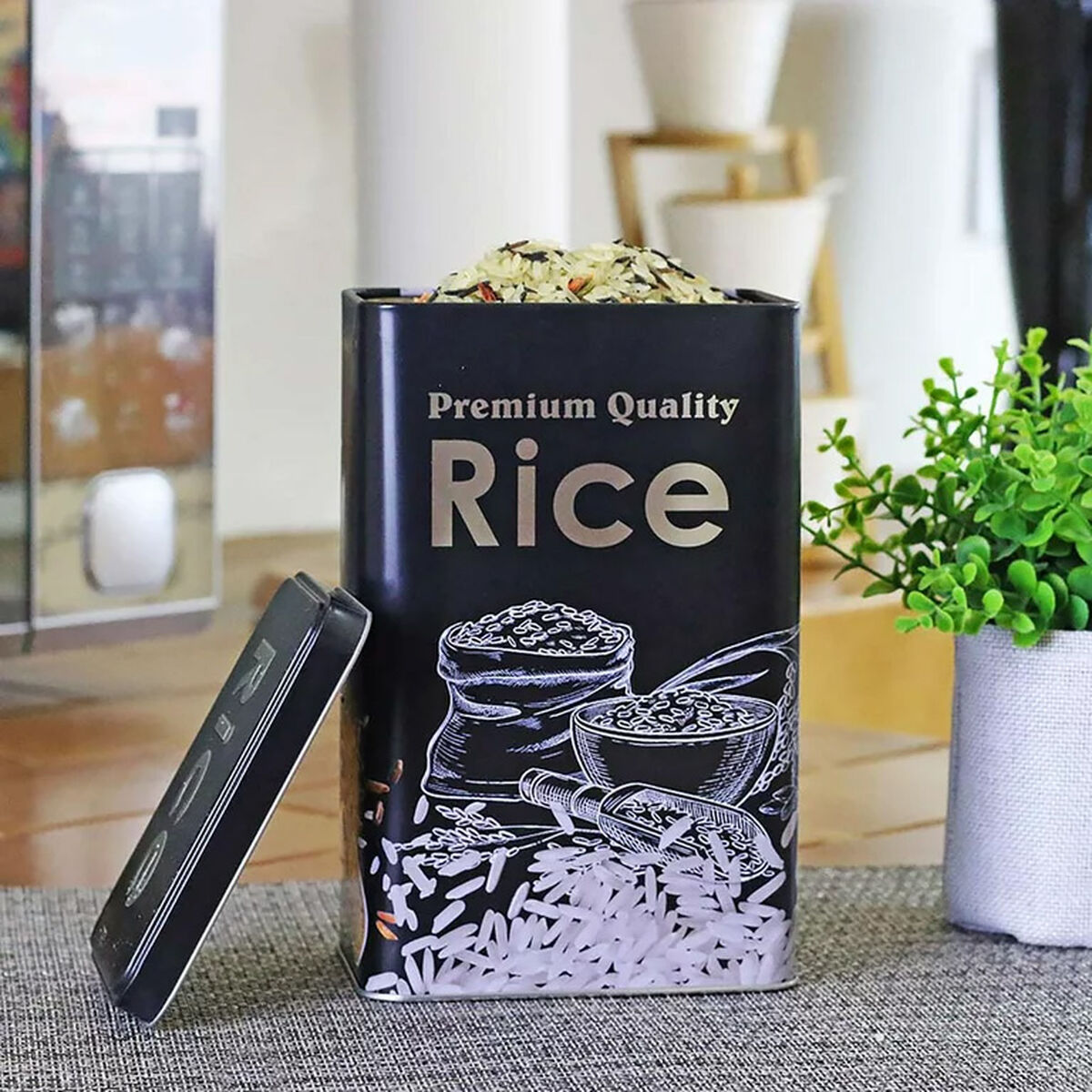 Barattolo in Metallo Quttin RICE (12 Unità) 8 S2238682_6