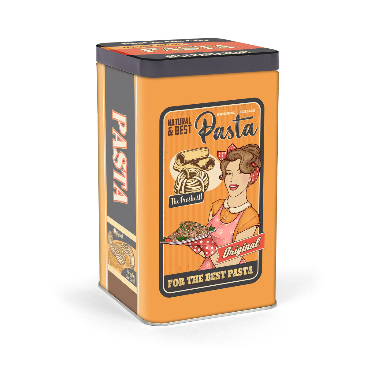 Barattolo in Metallo Quttin PASTA (12 Unità) 5 S2238710_3