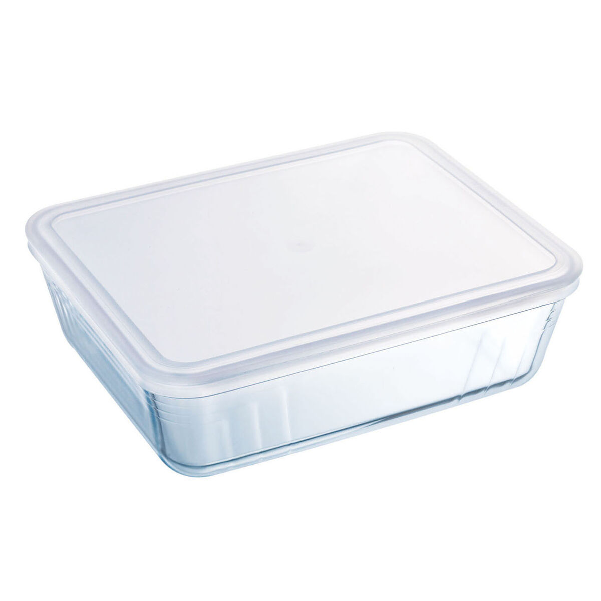 Portapranzo Rettangolare con Coperchio Pyrex Cook & Freeze 19 x 14 x 5 cm 800 ml Trasparente Silicone Vetro (6 Unità) 3 S2706698_1