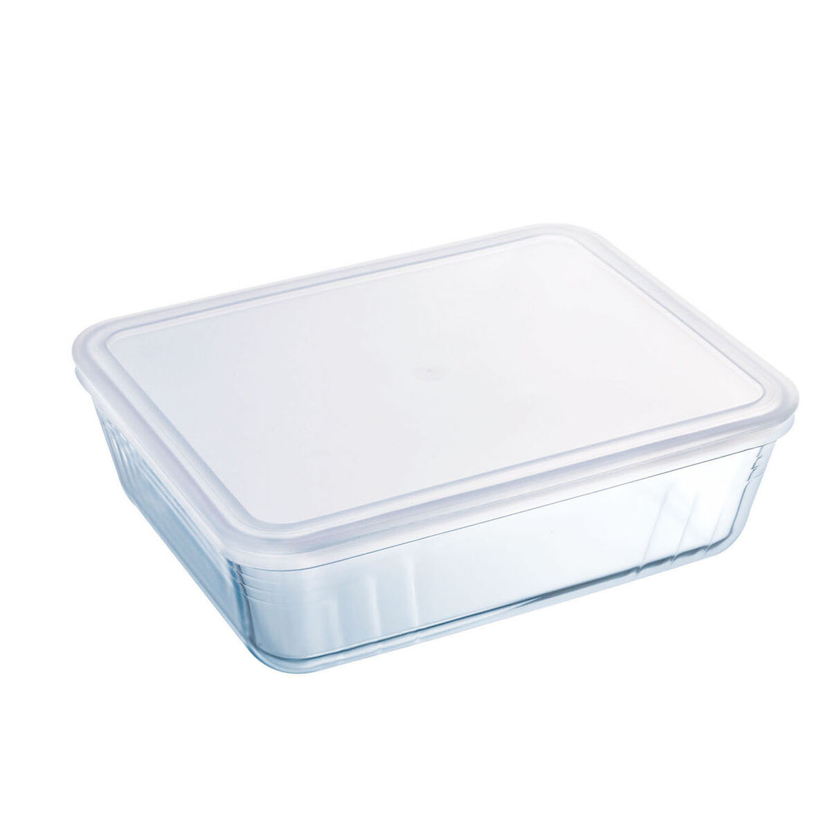 Portapranzo Rettangolare con Coperchio Pyrex Cook & Freeze 22,5 x 17,5 x 6,5 cm 1,5 L Trasparente Silicone Vetro (6 Unità) 3 S2706699_1