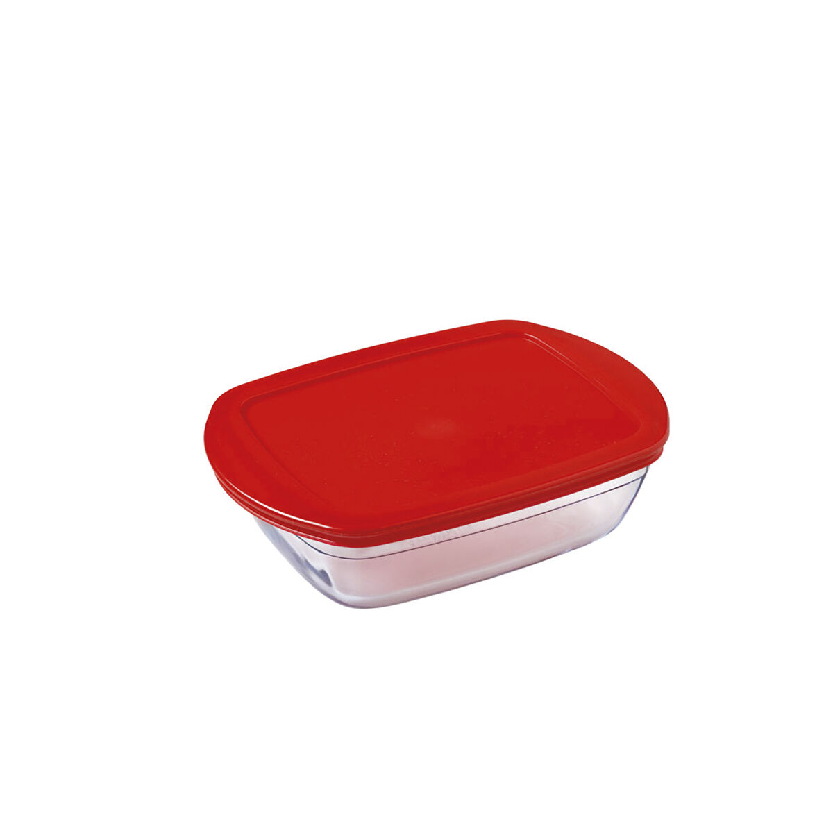 Portapranzo Rettangolare con Coperchio Ô Cuisine Cook & Store Rosso 1,1 L 23 x 15 x 6,5 cm Silicone Vetro (6 Unità) 4 S2706896_2