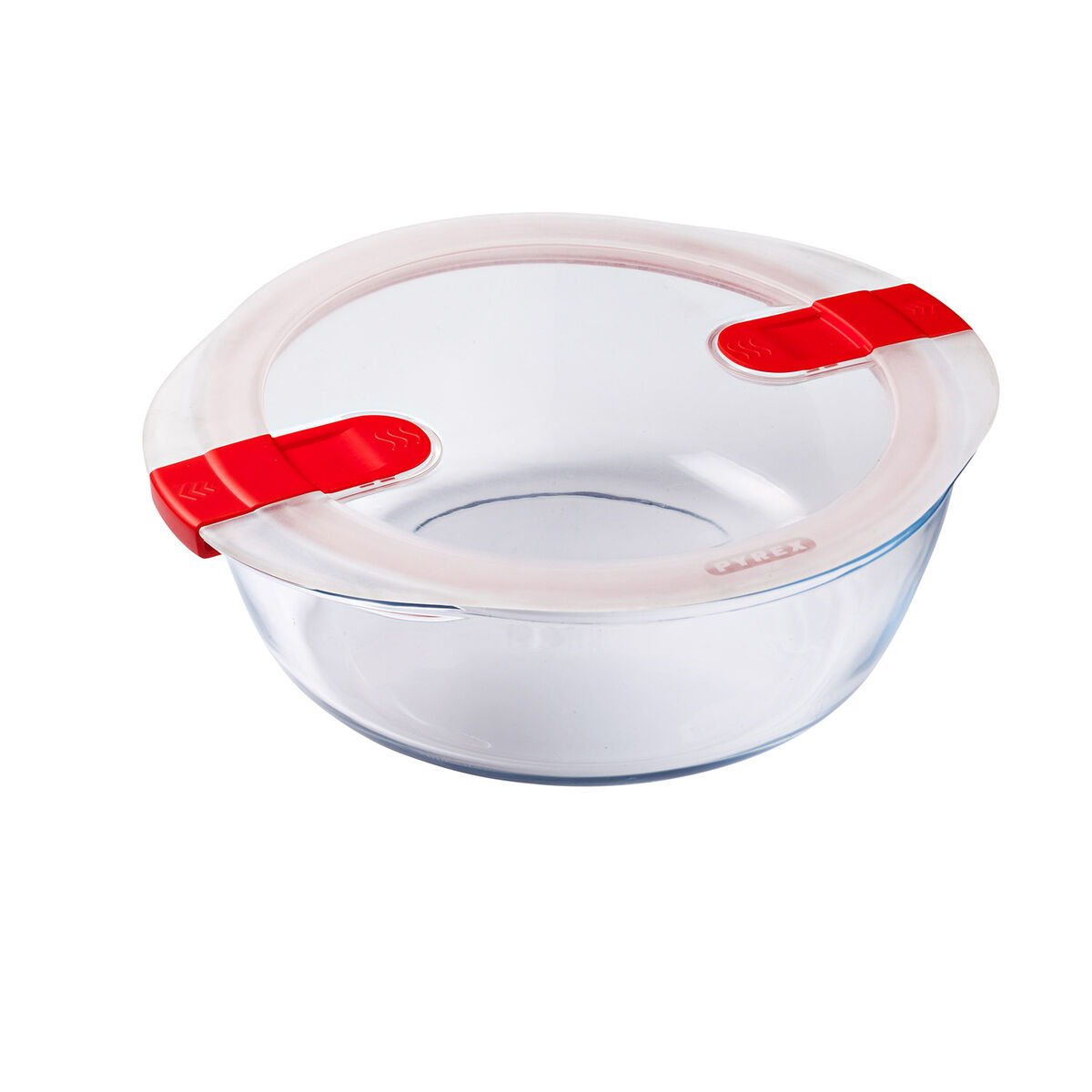 Porta pranzo Ermetico Pyrex Cook&heat 26 x 23 x 8 cm 2,3 L Rosso Vetro (6 Unità) 3 S2707054_1