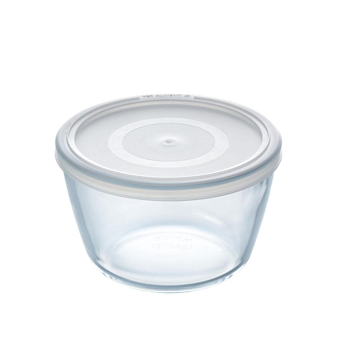 Porta Pranzo Rotondo con Coperchio Pyrex Cook & Freeze 1,1 L 15 x 15 x 10 cm Trasparente Silicone Vetro (4 Unità) 3 S2707102_1