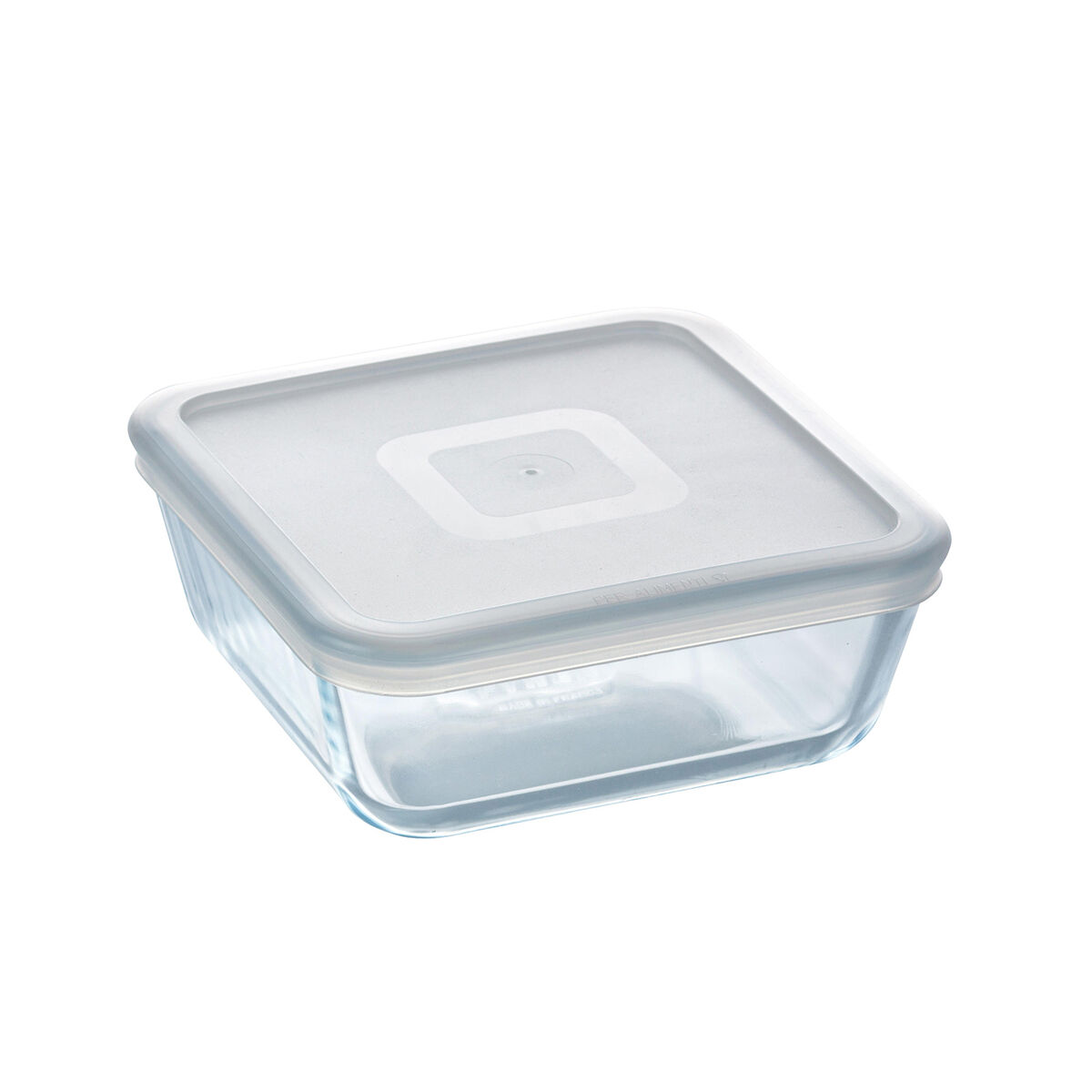 Porta Pranzo Quadrato con Coperchio Pyrex Cook&freeze 850 ml 14 x 14 cm Trasparente Vetro Silicone (6 Unità) 3 S2707104_1