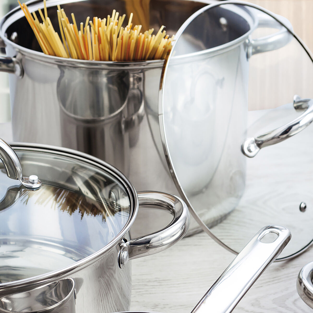 Casseruola con coperchio Quid Ottawa Ø 30 cm (2 Unità) 4 S2707156_2