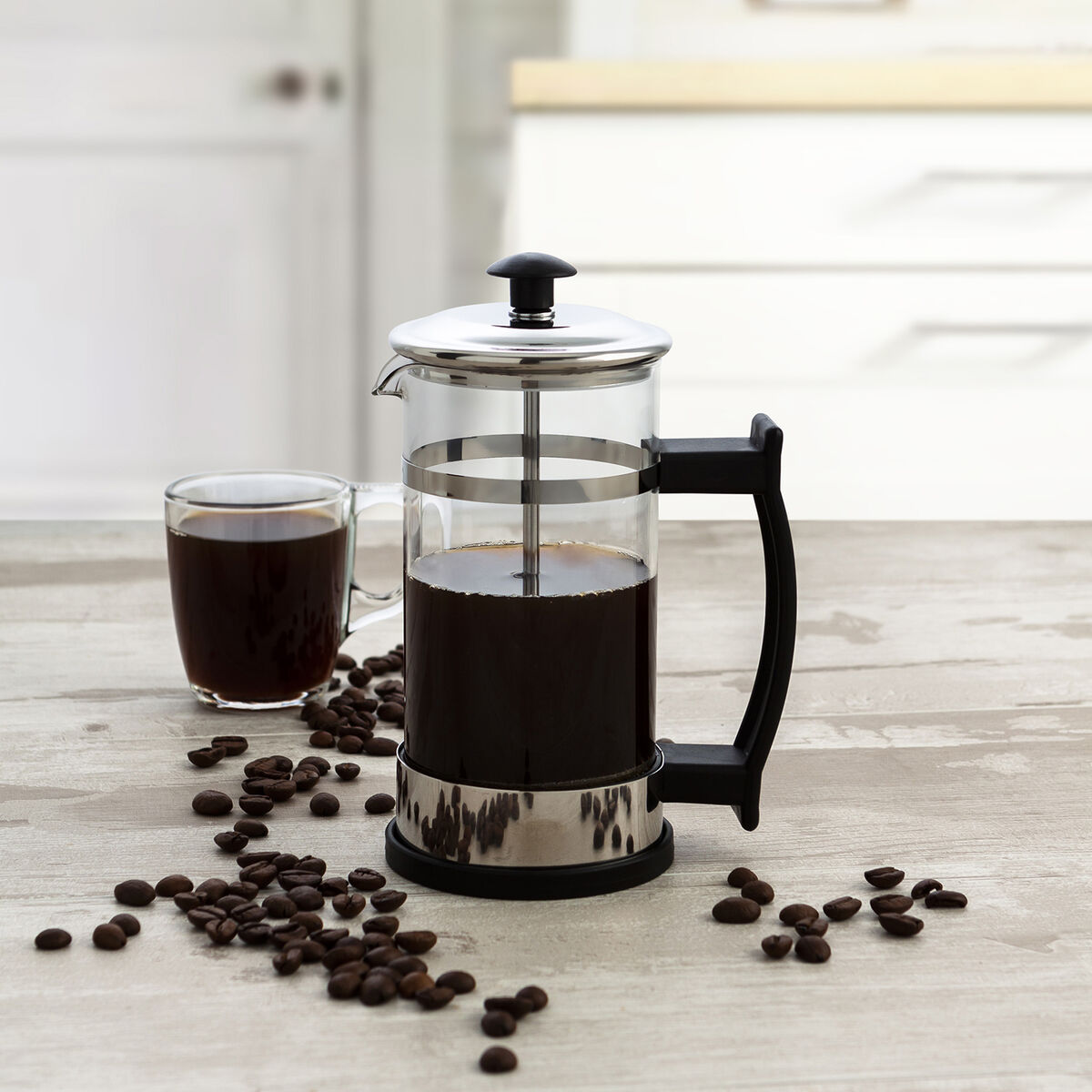 Caffettiera a Stantuffo Quid Serenia Trasparente Vetro Acciaio inossidabile 350 ml (6 Unità) 9 S2707679_7