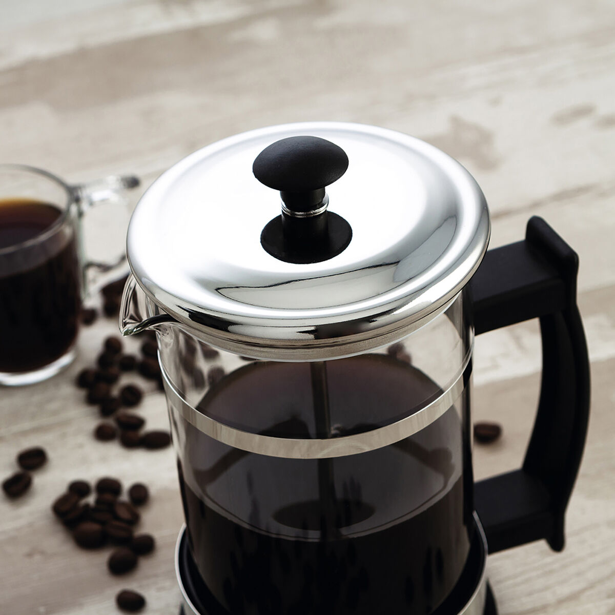 Caffettiera a Stantuffo Quid Serenia Trasparente Vetro Acciaio inossidabile 350 ml (6 Unità) 5 S2707679_3