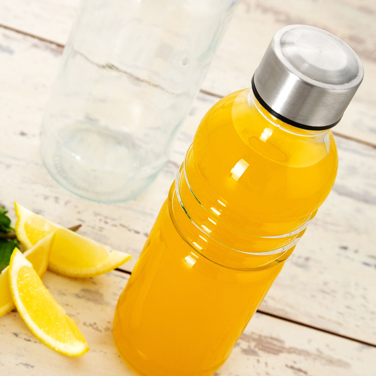 Borraccia Quid Fresh Trasparente Vetro 1,25 L (6 Unità) 4 S2708559_2