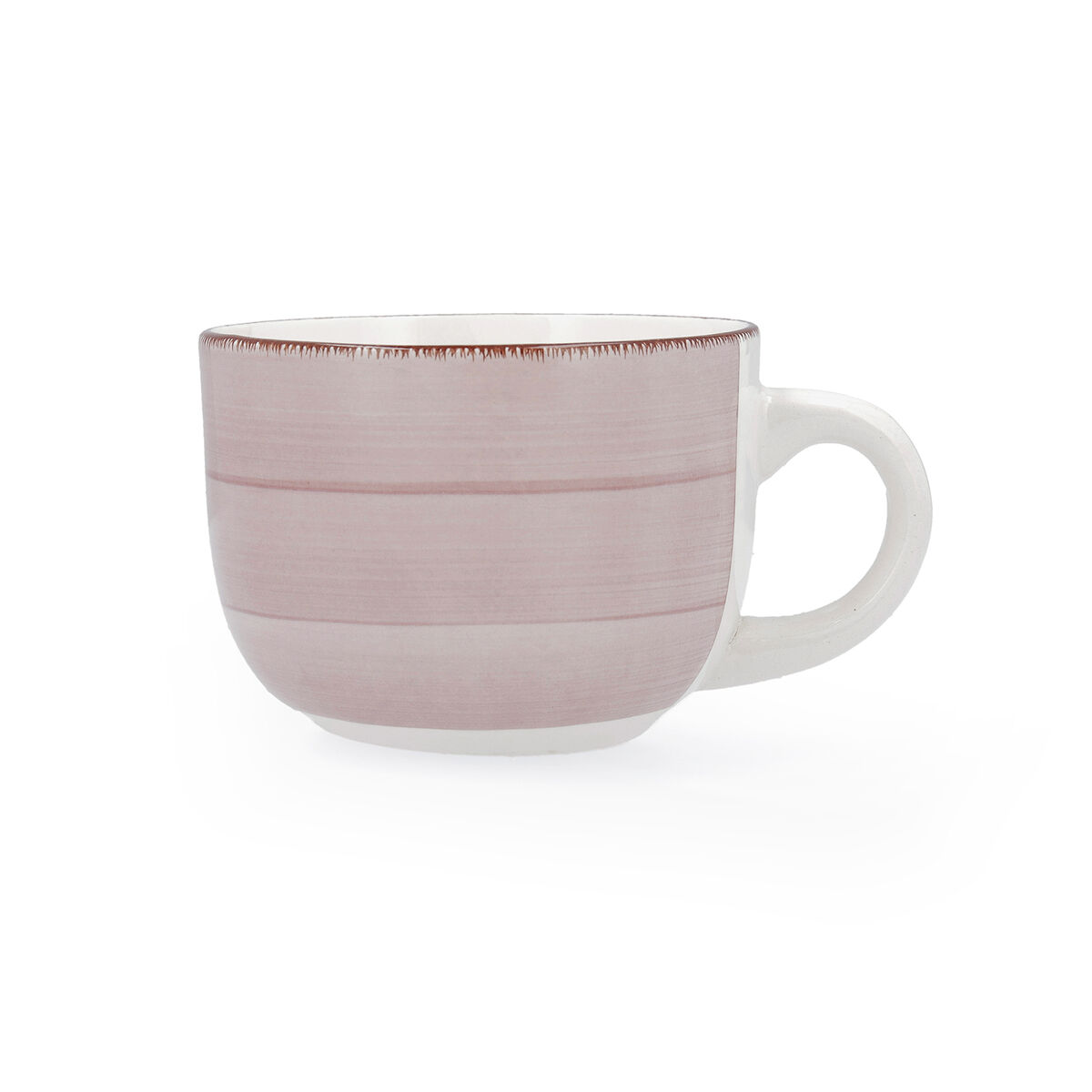 Tazza Quid Vita Morning Ceramica Rosa (470 ml) (12 Unità) 3 S2708707_1
